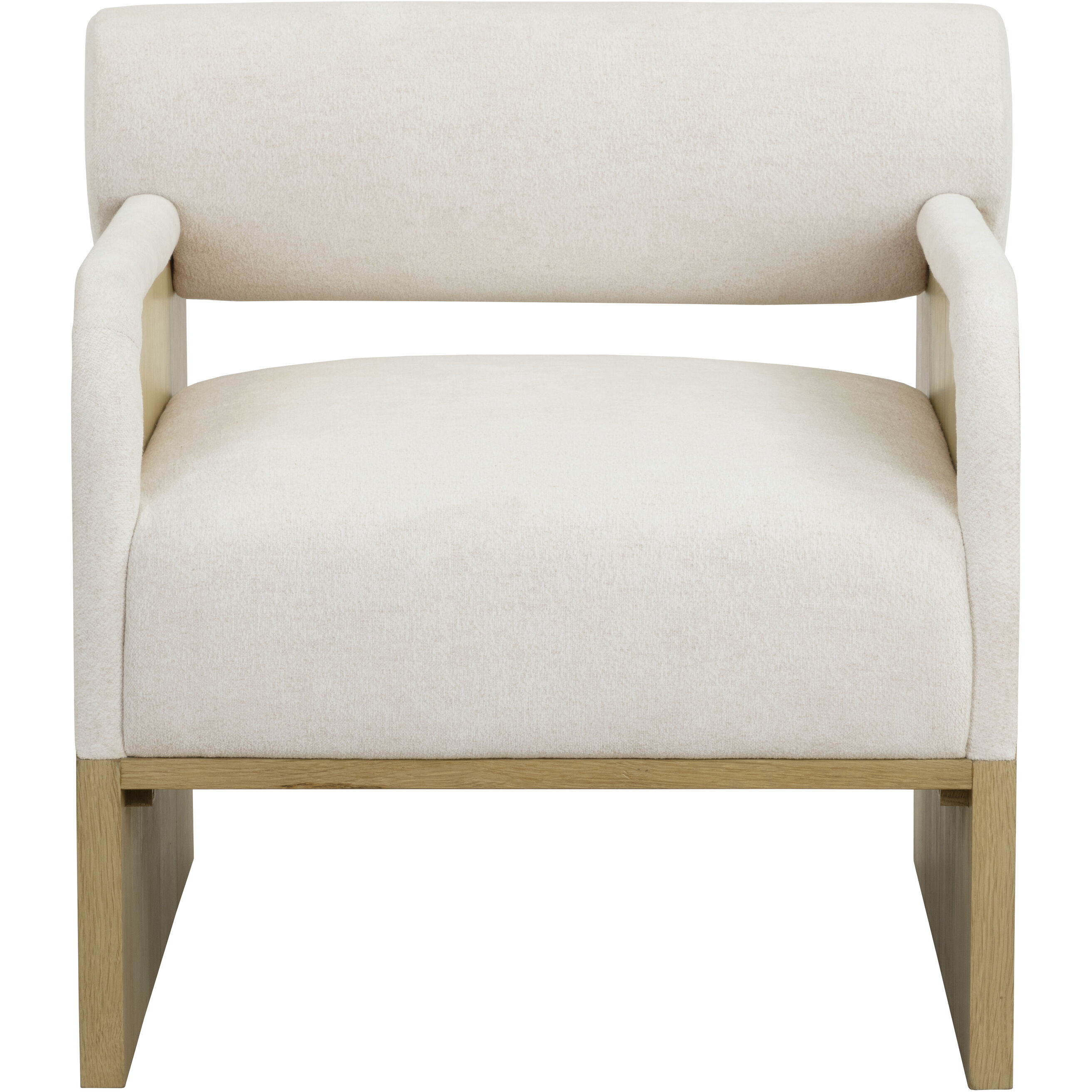 Coburn Rustic Oak / Eclipse White Lounge Chair